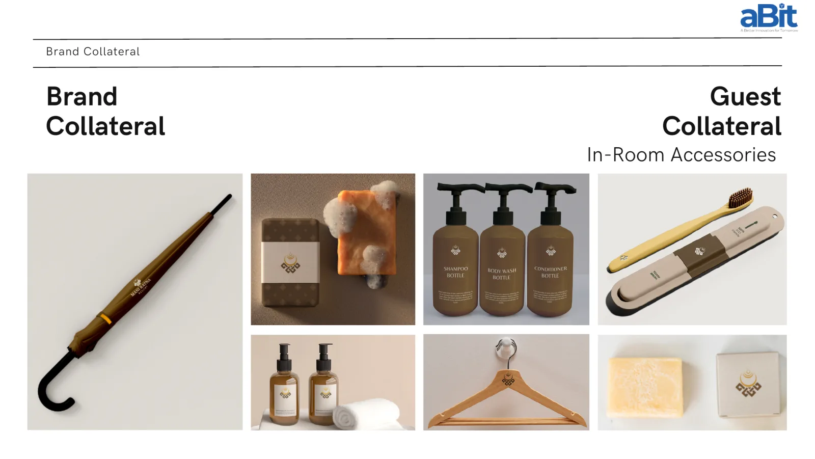 Spa amenity range in the brand's restrained wellness treatment