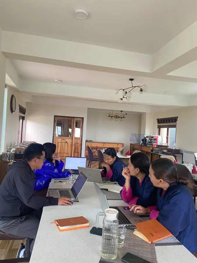 aBit team conducting eZee Absolute and eZee Optimus training with Norbu Lingka Resort staff