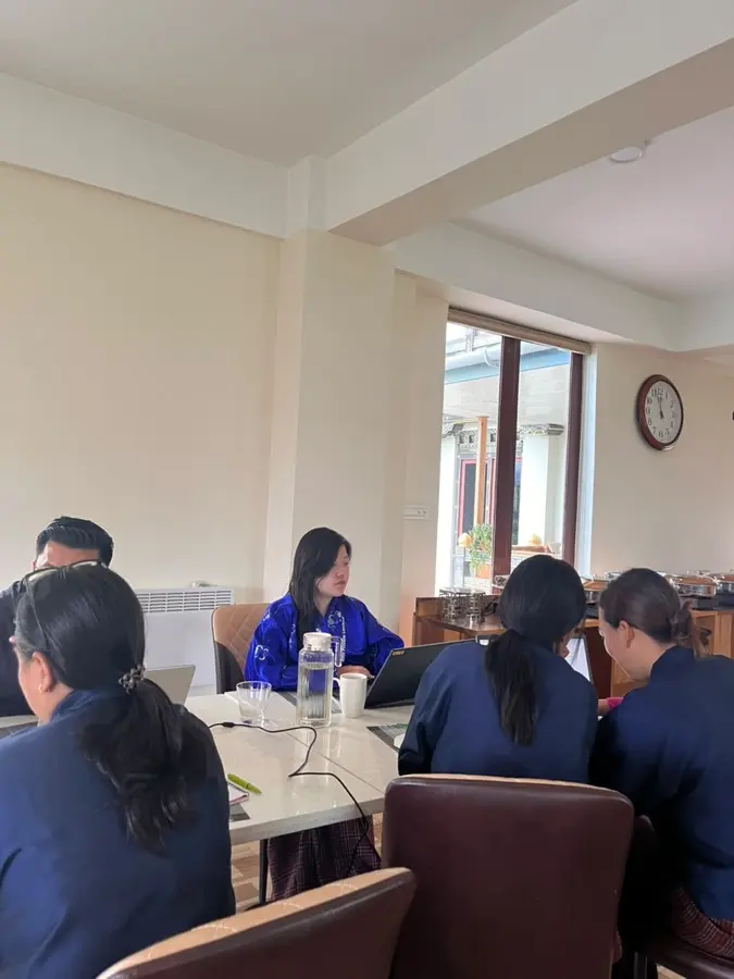 Front office and F&B staff at Norbu Lingka Resort during on-site cloud PMS training by aBit