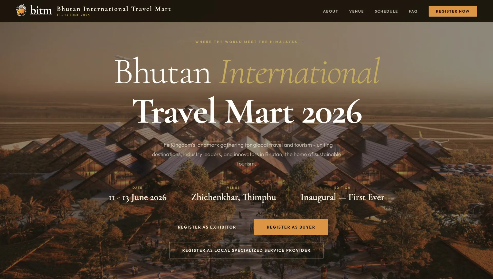 Building the Digital Home for Bhutan's First International Travel Mart