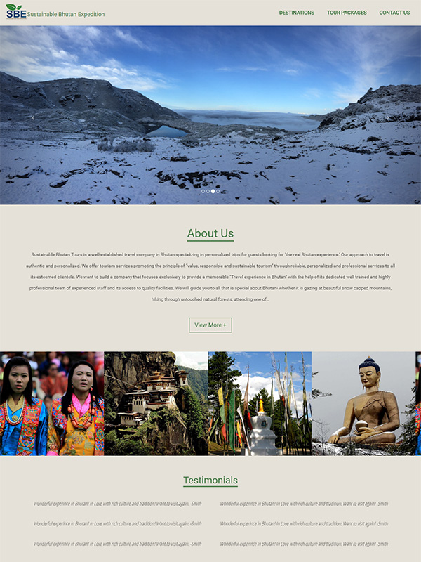 Sustainable Bhutan Expedition