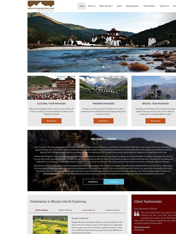 Bhutan Lost Kingdom Tours and Treks